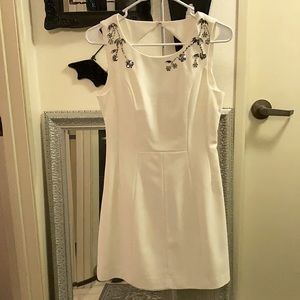 Cream colored H&M cocktail dress sz 4